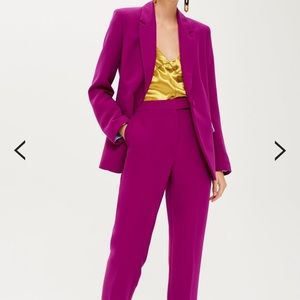 NWT Topshop fuschia suit trousers